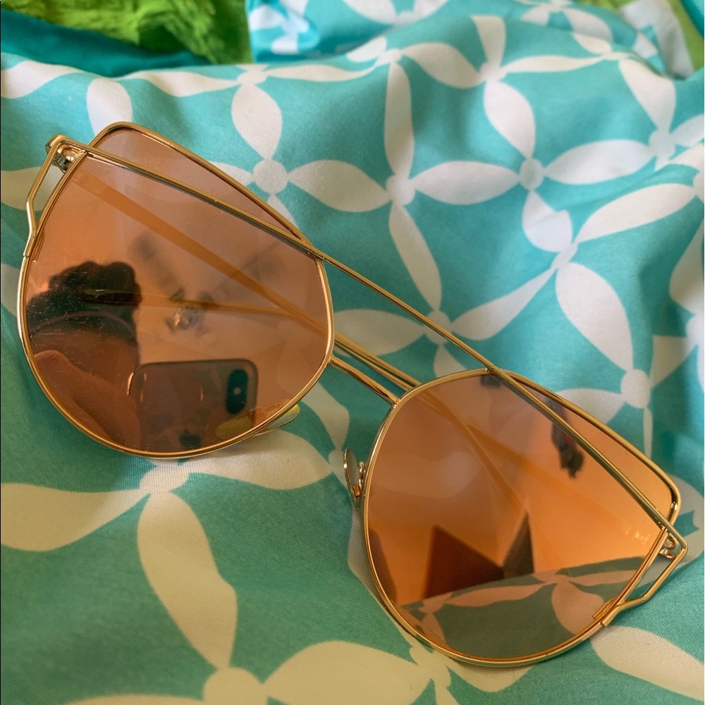 rose gold sunglasses